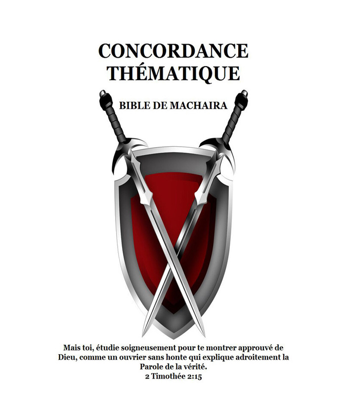 Concordance thématique pour la Sainte Bible Machaira 2016