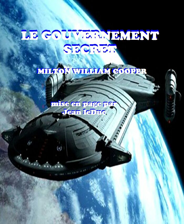 Le gouvernement secret, par Milton William Cooper