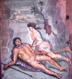 Fresco of Pyramus and Thisbe