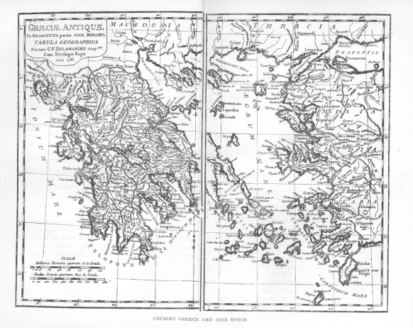 Ancient Greece, with the adjoining parts of Asia Minor