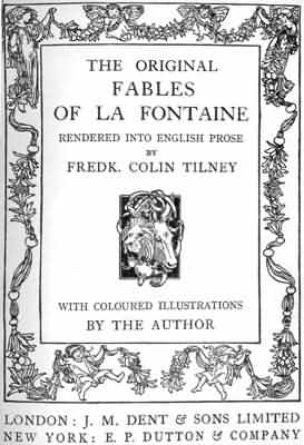 THE ORIGINAL FABLES OF LA FONTAINE