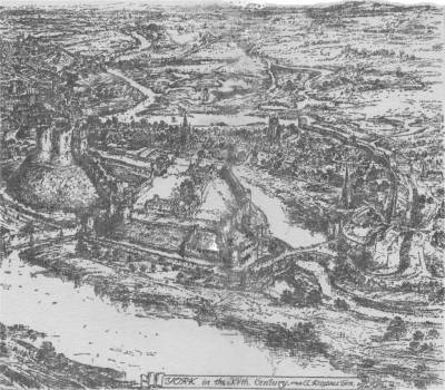 YORK IN THE XVth CENTURY FROM A DRAWING BY E. RIDSDALE TATE - part 2