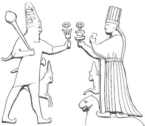 THE CHIEF HITTITE GOD AND GODDESS AT BOGHAZ-KEUI