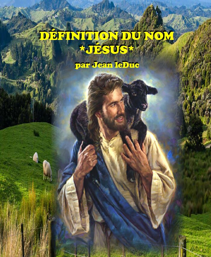 Définition du nom *Jésus*, par Jean leDuc