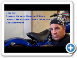 Remove the Stock Seat & Install Danny Gray Solo Seat on Harley Davidson Rocker C