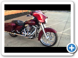 2010 Harley Davidson Street Glide With Custom Wheels and Stereo System