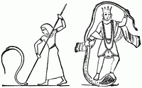 Crishna et la d�esse �gyptienne