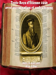 Texte Reçu Grec d'Étienne 1550