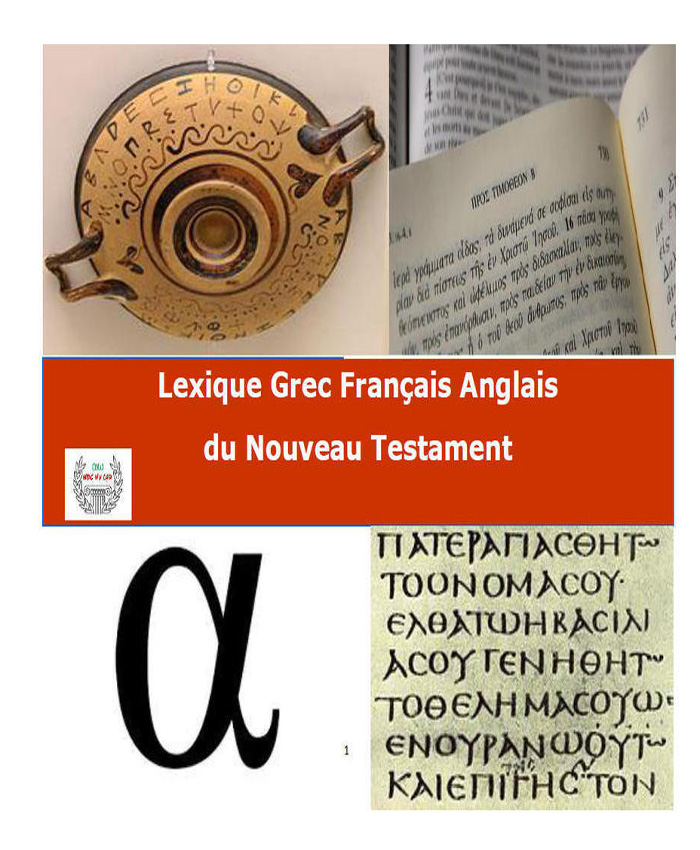 Lexique Grec-Français-Anglais du Nouveau Testament