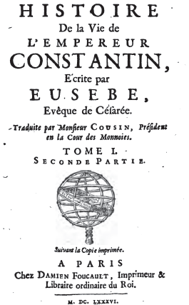 Eusèbe de Césarée  : Vie de Constantin