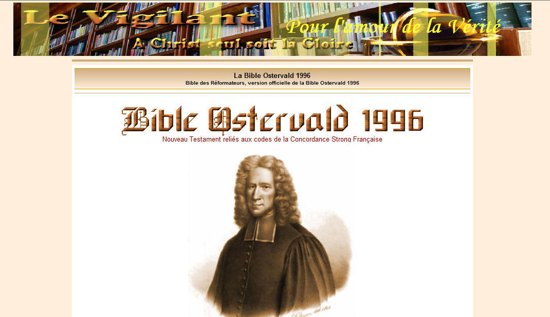 La Sainte Bible Ostervald 1996 avec Concordance et Codes Strong dans le Nouveau Testament